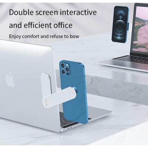 Universal Tablet Phone Holder Desk Laptop Stand Magnetic Screen Support Side Mount Connect Tablet Bracket Dual Monitor Display