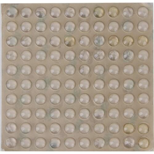 Pack of 100pcs Shock Absorber Block Self-Adhesive Silicone Half-circle Door Protects