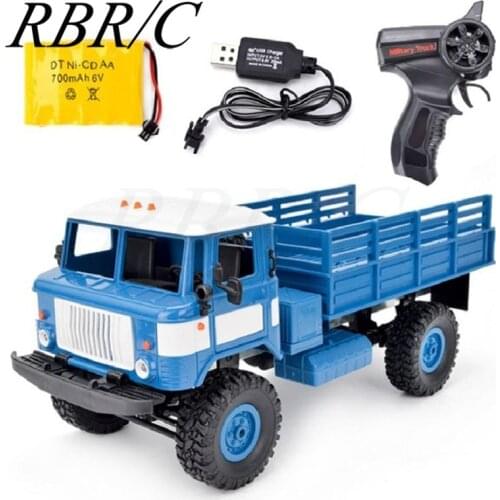 WPL B24 1/16 2.4G RTR Four-Wheel Drive Climbing Off-Road Remote Control Car DIY Upgrade Modified Model Toy--Green And Blue