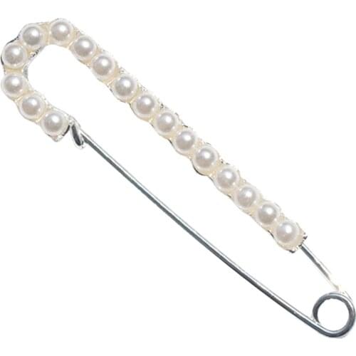 Womens Buckle Pin Pin Dress Faux Crystal Brooch Rhinestone Simulated Pearl Decoration Jewelry Brooches For Men Women Shawl Clips