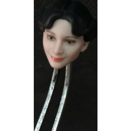 1/12 female figure 정혜원 head sculpture model for 6 inch action figure body accessories