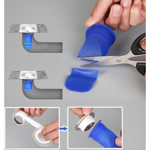 1pc Anti Odor Silicone Floor Drain Core Kitchen Bathroom Sewer Sealing Ring Washing Machine Drain Pipe Drain Core