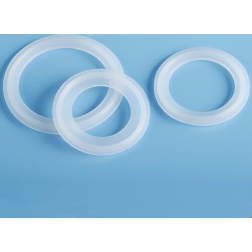 2"(51mm) OD64mm Tri Clamp Ferrule Silicone Sealing Strip Gasket Ring Washer For Homebrew