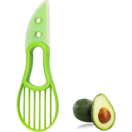3 in 1 Avocado Slicer Food Grade Plastic Butter Slicer Convenient Shea Separator Safe Vegetable Tool Kitchen Gadget