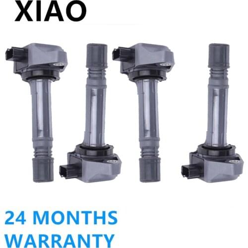 4PCS 30520-RNA-A01 Ignition Coils Set For Honda Civic 2006-2011 1.8L UF582 C1580 UF-582 30520 RNA A01 30520RNAA01 099700-101
