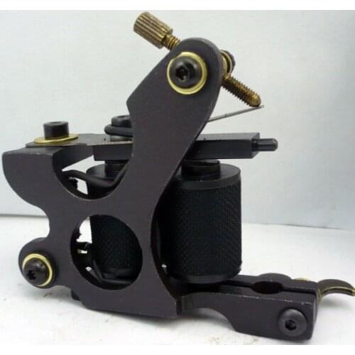 5Pcs/lot High Quality Coil Tattoo Machine Guns For Liner Shader 8 Warps Low-carbon Steel Handmade Tattoo Machine CTM-6437
