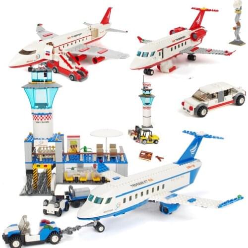 Aerospace Space Station Rocket Aircraft Building Blocks Sets For Children City Shuttle Satellite Launch Center Brick Kid Toys