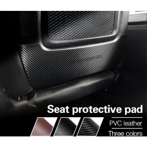 3D Car Stickers Back Auto Car Care Seat Back Protective Anti Kicking Padded For BMW F20 F30 3GT F34 F33 4 Series F36