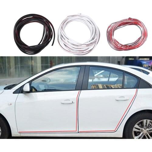 Car Styling Door Edge Scratch Crash Strip Protection For Geely Vision SC7 MK CK Cross Gleagle SC7 Englon decoration accessories