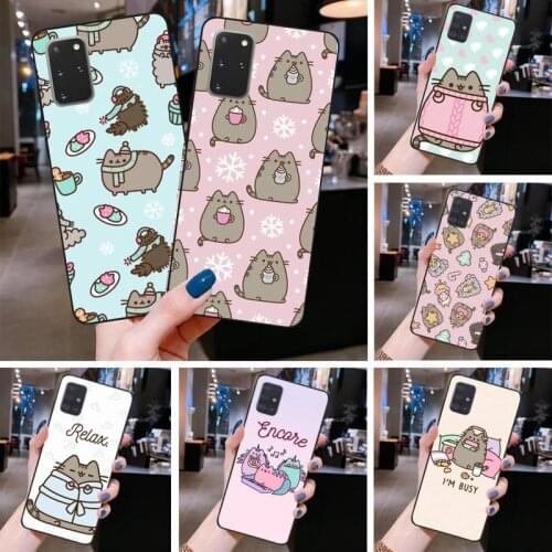 Pusheen cat Phone Case for Samsung S20 plus Ultra S6 S7 edge S8 S9 plus S10 5G lite 2020