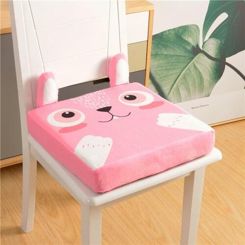 Baby Dining Chair Booster Cartoon Seat Removable Kids High chair Seat Pad Seat Heightening Cushion Children Chair Increase Seat