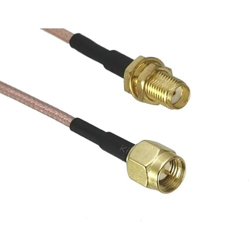 Cable SMA male Plug to SMA female jack nut bulkhead RG316 RF Jumper pigtail 4inch~10FT