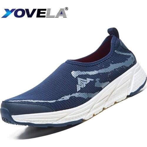 Summer Mesh Loafers Men Casual Shoes Unisex Outdoor Sneakers Breathable Flat Shoes Lightweight Sneakers Male Shoe Big Size 36-46