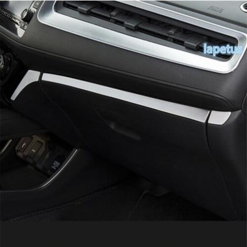 Lapetus Stainless Steel Interior Refit Kit For Honda HR-V / Vezel 2014 - 2020 Dashboard Instrument Panel Decor Strip Cover Trim