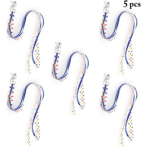 Cute 5Pc Cat Wand Attachments Ribbon Cat Stick Toy Replacement Pet Cat Teaser Refills Funny Kitten Training Toy Cat Pet Supplies