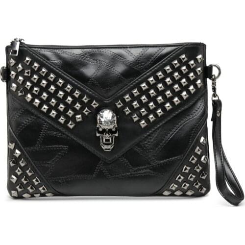 Fashion Women Skull Crossbody Vintage Handbag Small Messenger Shoulder Bag Clutch Purse