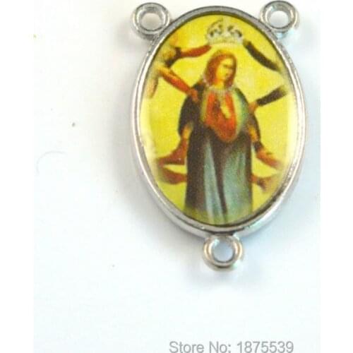 Our Lady of Ta Pinu rosary centerpiece blessed Virgin Mary Queen of the family