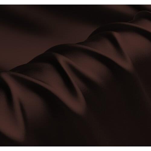 Natural Mulberry Stretch Satin (90% Silk+10% Spandex)16 19m/m Thick 42.5" ( 108cm) 55" (140cm) Width Solid Brown Silk Fabric