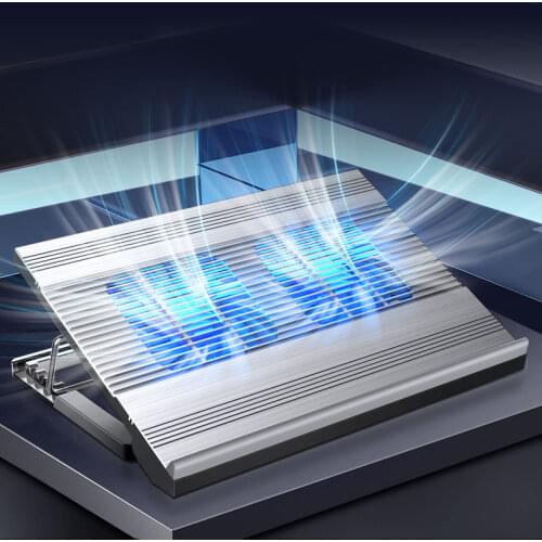 Laptop Cooling Pad Fans Adjustable Gaming PC Computer Cooler For Macbook Air Pro Xiaomi Laptop Cooling Pad Holder Notebook Stand