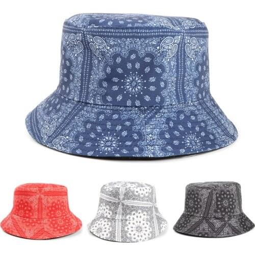 LDSLYJR 2021 new style fashion Cashew nuts print Bucket Hat Fisherman Hat outdoor travel hat Sun Cap Hats for Men and Women 260