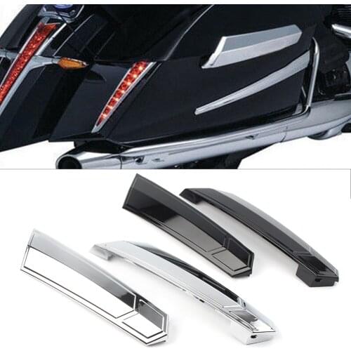 2Pcs Motorcycle ABS Saddlebag Hinge Covers For Victory Cross Country Tour 2010-2017 Hard-Ball 2012-2013 Cross Roads 2010-2014