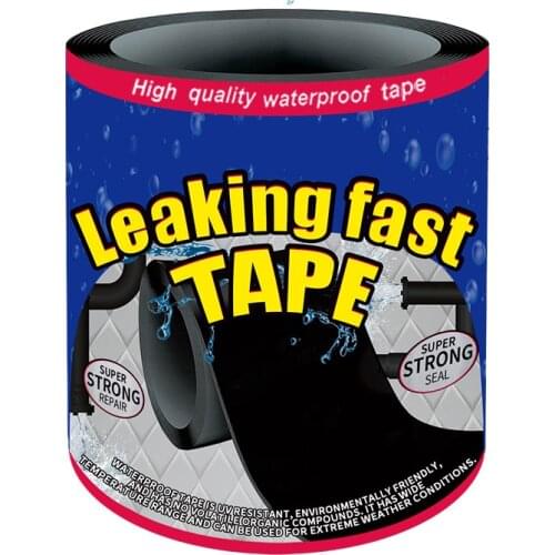 GH 157x10cm Super Strong Fiber Waterproof Tape Stop Leaks Seal Repair Tape Performance Self Fix Tape Adhesive Tape Dropship