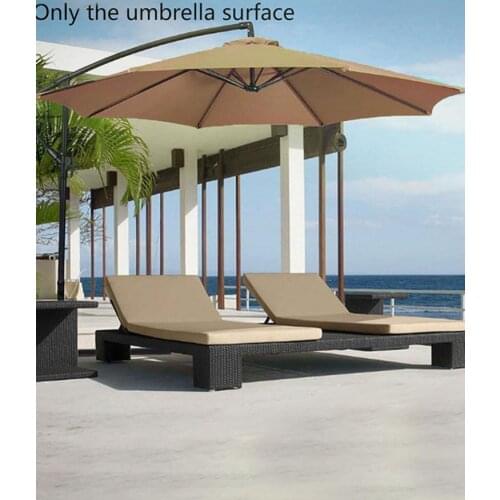 2/2.7/3M Waterproof Canopy Garden Parasol Canopy Cover Outdoor Garden Umbrella Cover Canopy Patio Awning Sun Shade Shelter