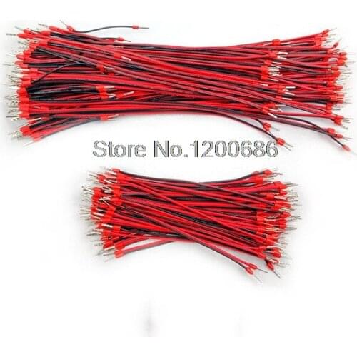 15CM E Series E0306 VE0306 Wire Ferrule Tube insulating Insulated terminals Connector wire harness 25 pieces RED/BLACK