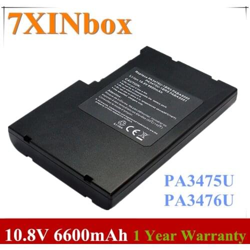 7XINbox 10.8V 6600mAh PABAS080 PABAS081 PA3475U PA3476U Laptop Battery For Toshiba Qosmio F30/670LS G40/97C G30 G35 G40 G50 G55