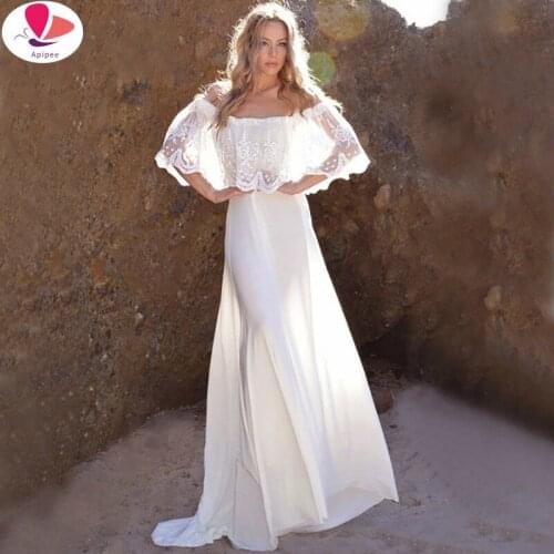 Летние платья с открытыми плечами Apipee China At AliExpress