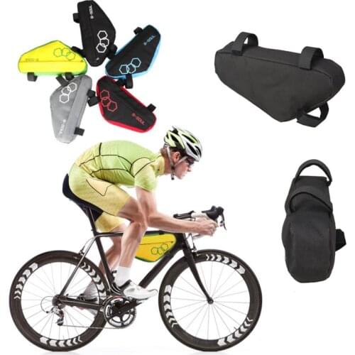 B-SOUL Cycling Bike Rainproof Frame Bag For Front Tube Bicycle Triangle Bags Bike Saddle Bag Triangle Pouch Frame Holder