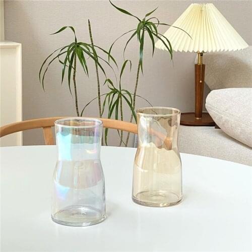Flower Vase For Table Decoration Living Room Glass Vase Modern Flowers Arrangement Handmade Table Vase Nordic