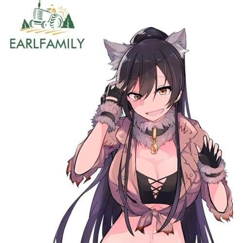 EARLFAMILY 13cm x 10.9cm for Sexy Girl Vinyl Car Stickers Scratch-proof Motorcycle Window Trunk Decoration Decal for Vehicle