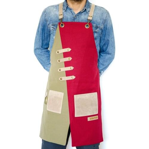 Unisex Apron Men Women Apron Bib Chef Kitchen Apron Barista Apron Bartender Coffee Restaurant Cooking Apron Work Apron