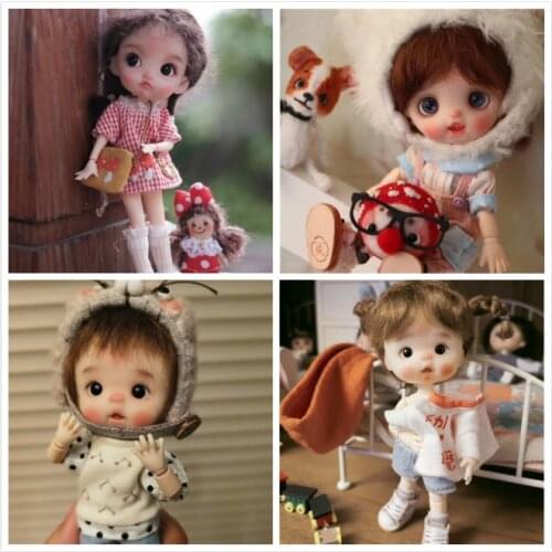 OB11 doll head customization 1/8 BJD dolls OB doll head DIY polymer clay 2020313