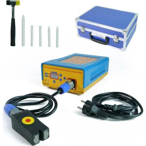 Car Paintless Dent Repair Tool for Removing Iron auto body dents Remover Set PDR tools HOTBOX Paint Dent Repair Tool 220V 150KHZ