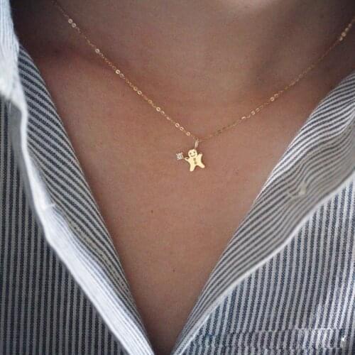 Choker Crystal Elves Necklace For Women Gold Chain 925 Silver Pendant Collar Chokers Chains Necklace Womens Jewelry 2020