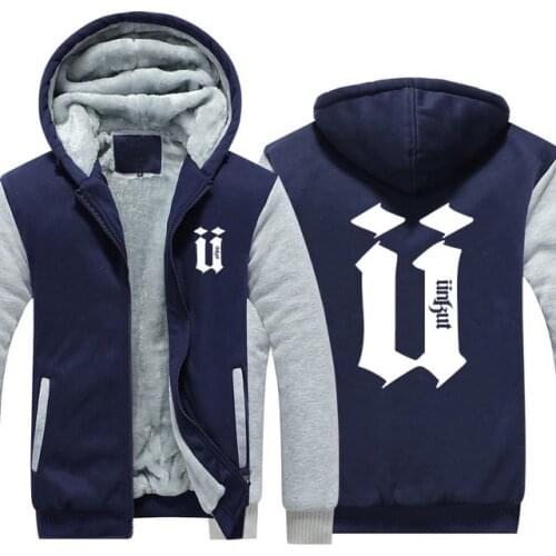 Unkut Hoodies Men Hip Hop Mens Ringer Thicken Fleece Long Sleeve Jacket drop shipping winter brand clothes