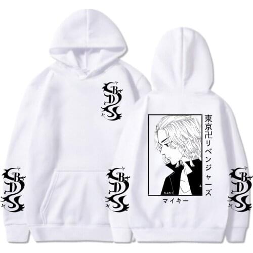 2021 New Tokyo Revengers Hoodies Anime Manjiro Sano Graphic Hoodies for Men and Women Sportswear Cosplay Cartoon Sweatshirts