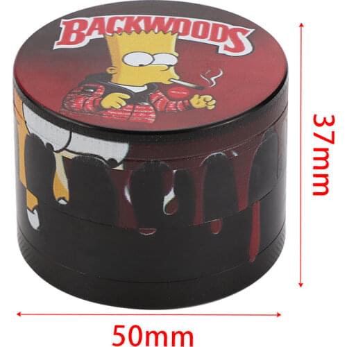 New Herb Grinder 50mm 4 Pieces 420 Grinder Metal Smoking Accessories Grinders Tobacco Grinder For Smoking Zinc Alloy Grinder