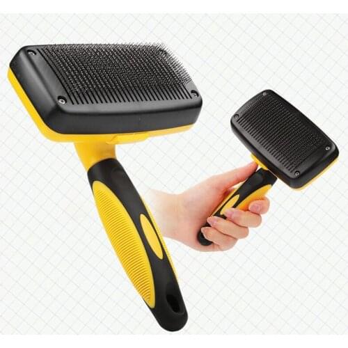 Dogs hair removal comb cats scattered fur trimming hair removal dust brush grooming tool for messy long hair curly hair pets