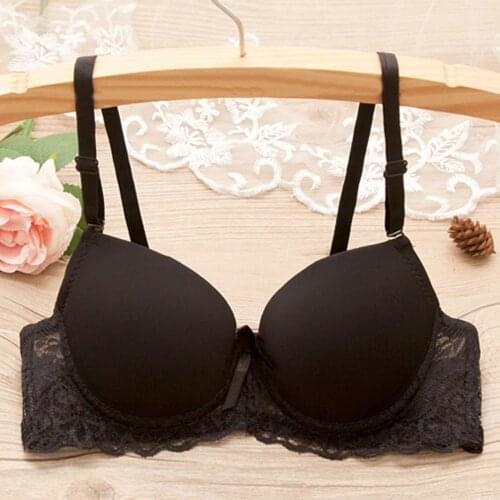 Sexy Lace Lingerie Women Bra Seamless Push Up Underwire Bra Underwear Ladies Super Push Up Bras For Padded Brasier Mujer #30