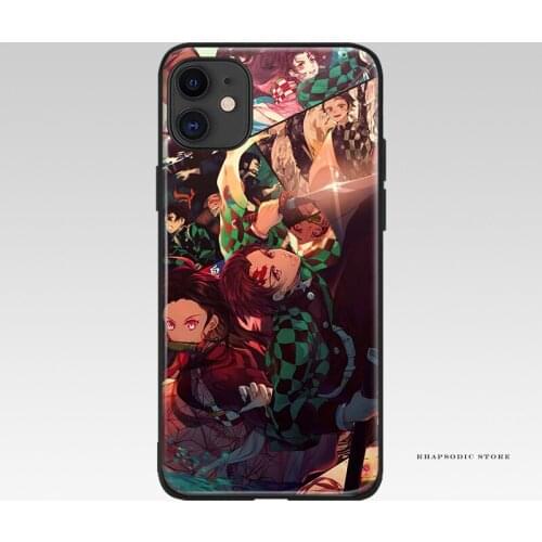 Demon Slayer Kimetsu no Yaiba Tanjiro Nezuko soft silicone Phone case cover shell For iPhone 6 6s 7 8 Plus X XR XS 11 Pro Max