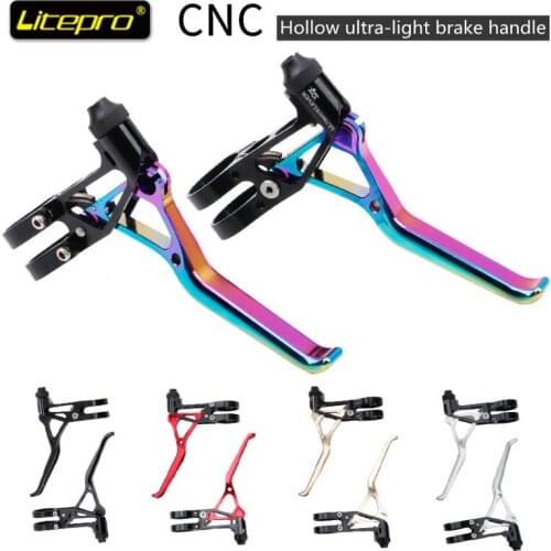 Litepro Folding Bike Brake Levers Aluminum CNC Bike Brake Handle 1 Pairs