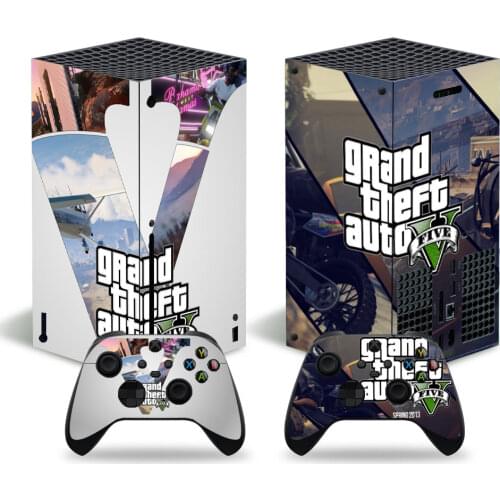 Gta Style Skin Sticker Decal Cover for Xbox Series X Console and 2 Controllers Xbox Series X Skin Sticker Viny 1