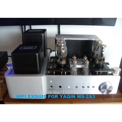 YAQIN MS-2A3 Tube integrated amplifier HIFI EXQUIS Class A lamp Amp headphone output Remote Control