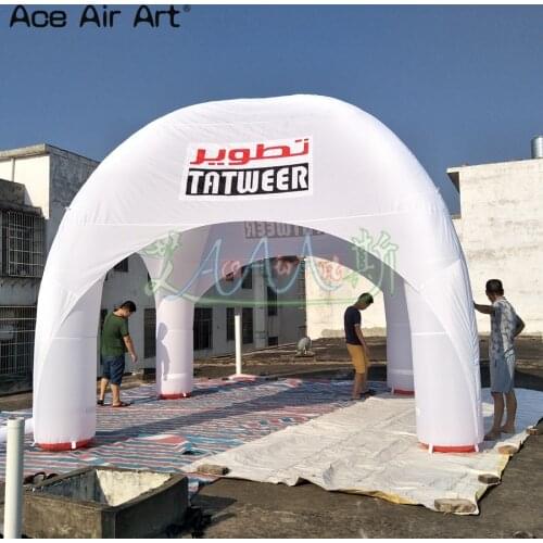 Unique design and shape spider dome balloon inflatable spider marquee in 6m diameter x 4m H for sale