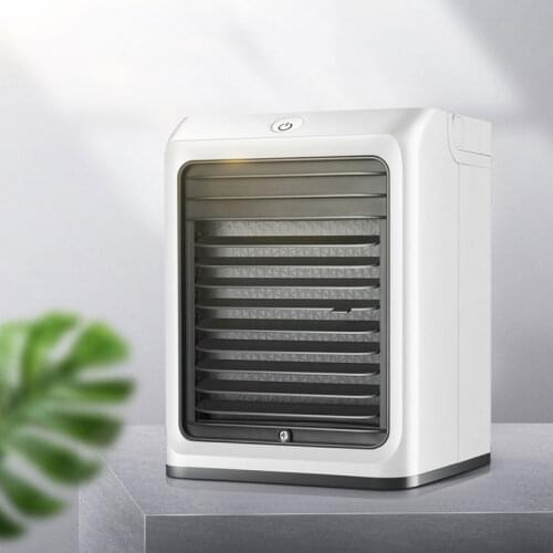 Air-conditioning Fan Machine Desktop Portable Mini Fan Water Cooling Small Mobile USB Student Dormitory Colling Fan FKL-DZ05
