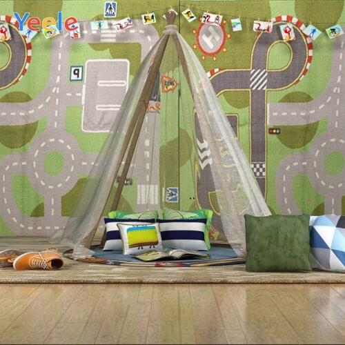 Interior Room Tent Floor Newborn Baby Shower Boy Birthday Backdrop Photography Background For Photo Studio Vinyl Photophone Prop