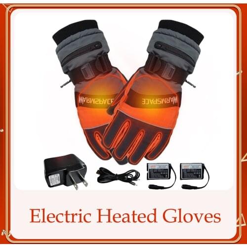 Winter Ski Outdoor Work USB Hand Glove Warmer Electric Heated Gloves With 2000mAh Rechargeable Battery Cycling Motorcycle Gloves